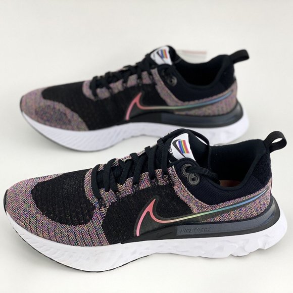 Nike React Infinity Run Flyknit 2 Be True Pride Men's Sneakers Shoes - Picture 3 of 12